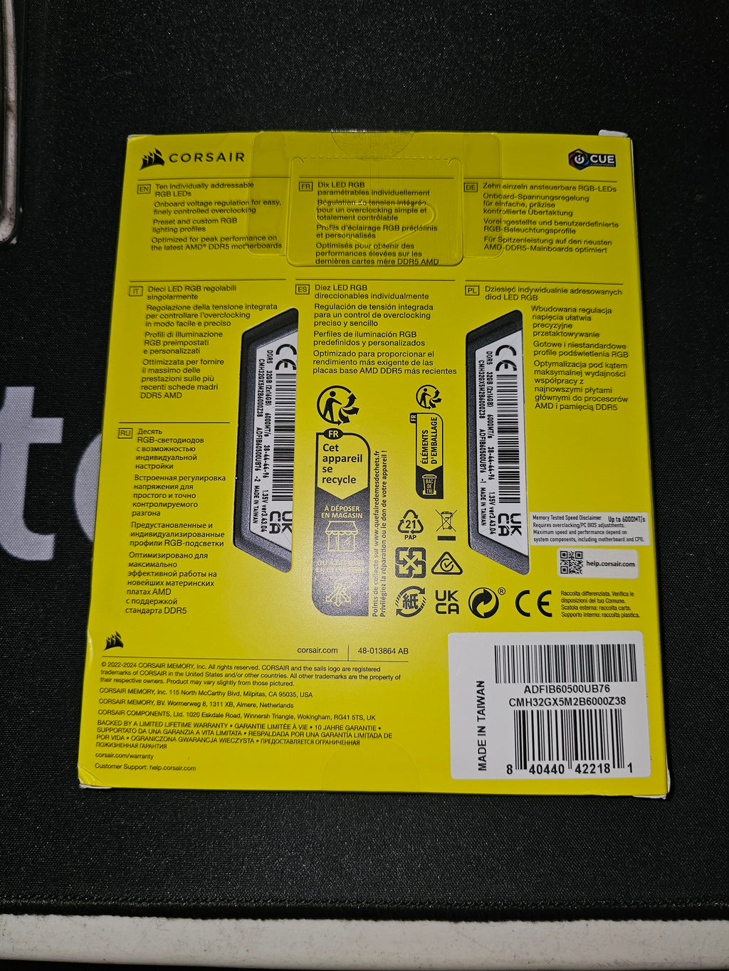 Corsair 32GB DDR5-6000 Kit
